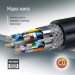 ColorWay Кабель мультимедійний HDMI M to HDMI M 3.0m V2.0 4K60Hz black ColorWay (CW-CBHD079-BK)