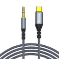 ColorWay Кабель мультимедійний USB-C to 3.5mm M 1.2m gray ColorWay (CW-CBPDJ071-G)