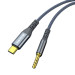 ColorWay Кабель мультимедійний USB-C to 3.5mm M 1.2m gray ColorWay (CW-CBPDJ071-G)