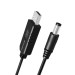 ColorWay Кабель живлення USB to DC 5.5x2.5mm 12V 1.0m black ColorWay (CW-CBUD067-BK)