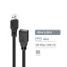ColorWay Дата кабель USB 2.0 AM/AF 1.8m black ColorWay (CW-CBUF076-BK)