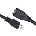 ColorWay Дата кабель USB 2.0 AM/AF 1.8m black ColorWay (CW-CBUF076-BK)