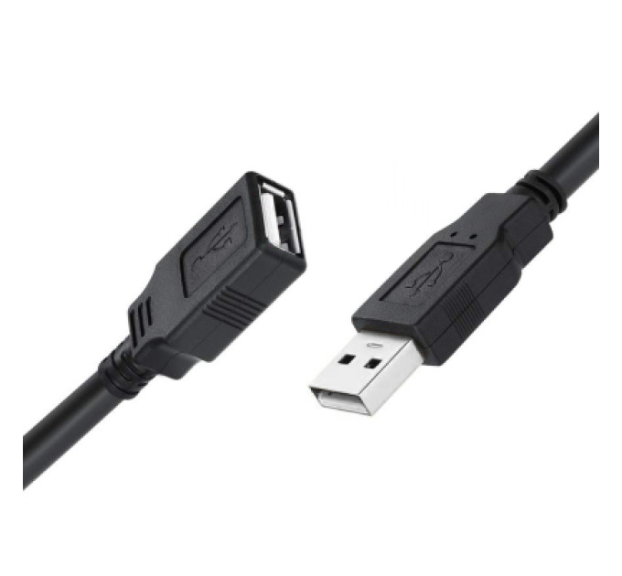 ColorWay Дата кабель USB 2.0 AM/AF 1.8m black ColorWay (CW-CBUF076-BK)