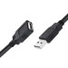 ColorWay Дата кабель USB 2.0 AM/AF 1.8m black ColorWay (CW-CBUF076-BK)