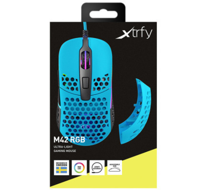 Xtrfy Мишка Xtrfy M42 RGB Miami Blue (XG-M42-RGB-BLUE)