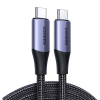 Дата кабель USB-C to USB-C 1.0m USB3.1 Gen2 US355 5A Alum. (Black) Ugreen (80150)