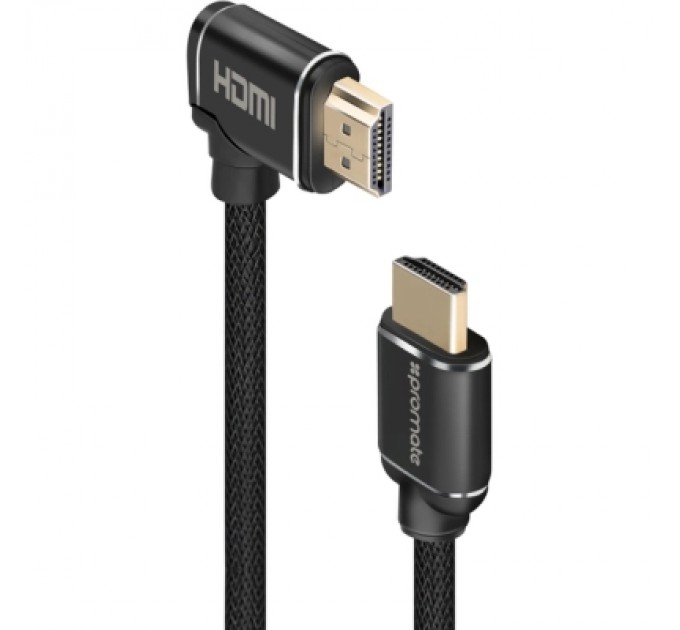 Кабель мультимедійний HDMI to HDMI v.2.0 prolink4k1-300.black Promate (prolink4k1-300.black)
