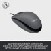Logitech Мишка Logitech M100 USB Black (910-006652)