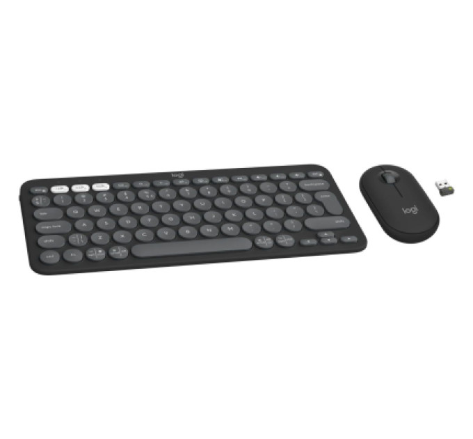 Logitech Комплект Logitech Pebble 2 Wireless UA Graphite (920-012239)