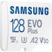 Карта пам'яті Samsung 128 GB microSDXC Class 10 UHS-I U3 V30 A2 EVO Plus+SD Adapte (MC128SA/EU)