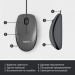 Logitech Мишка Logitech M100 USB Black (910-006652)