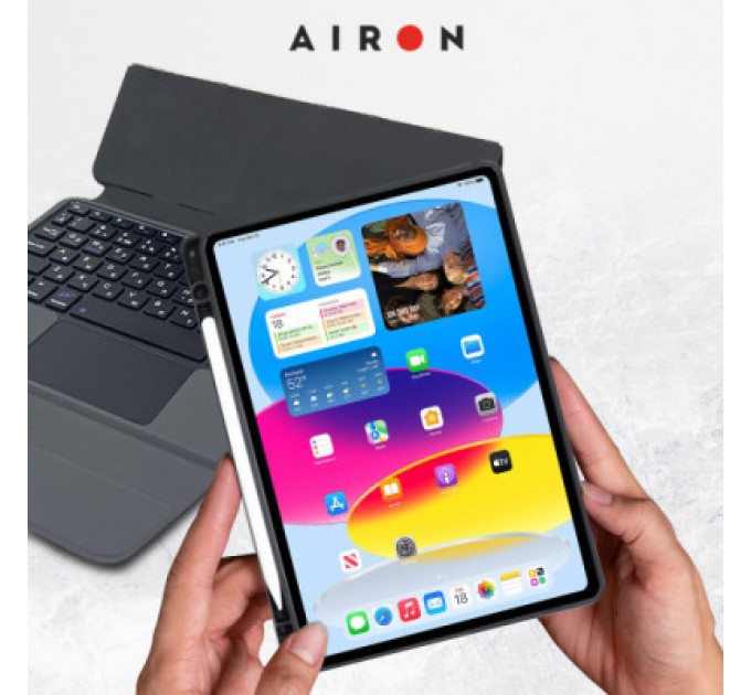 Чохол до планшета AirOn Premium iPad 10.9 10Gen 2022 10.9" with Keyboard (4822352781095)