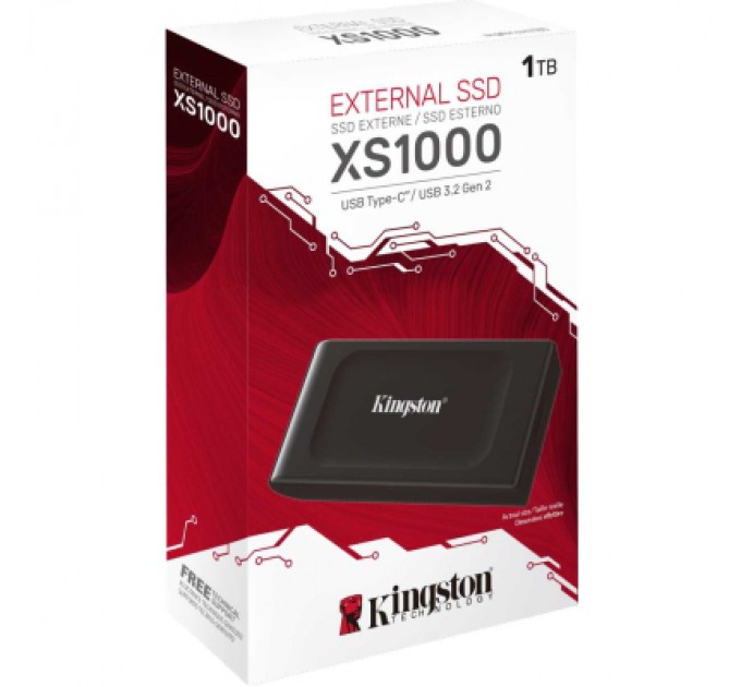 Накопичувач SSD USB-C 1TB Kingston (SXS1000/1000G)