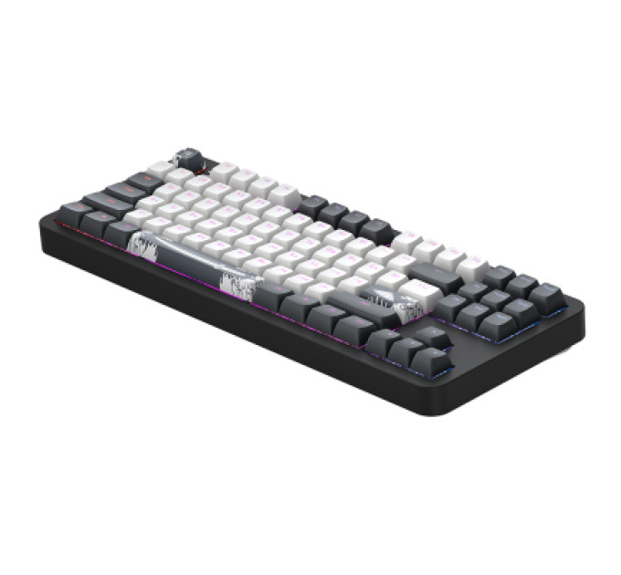 Dark Project Клавіатура Dark Project ALU87 Bushido ABS RGB Mech G3MS Moonstone Black/White (DPKB_BUSHIDO_87_ANSI_UA)