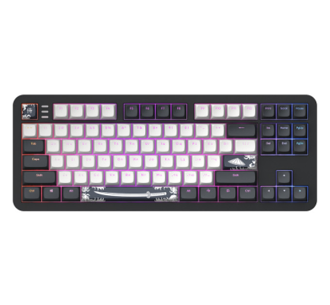 Dark Project Клавіатура Dark Project ALU87 Bushido ABS RGB Mech G3MS Moonstone Black/White (DPKB_BUSHIDO_87_ANSI_UA)