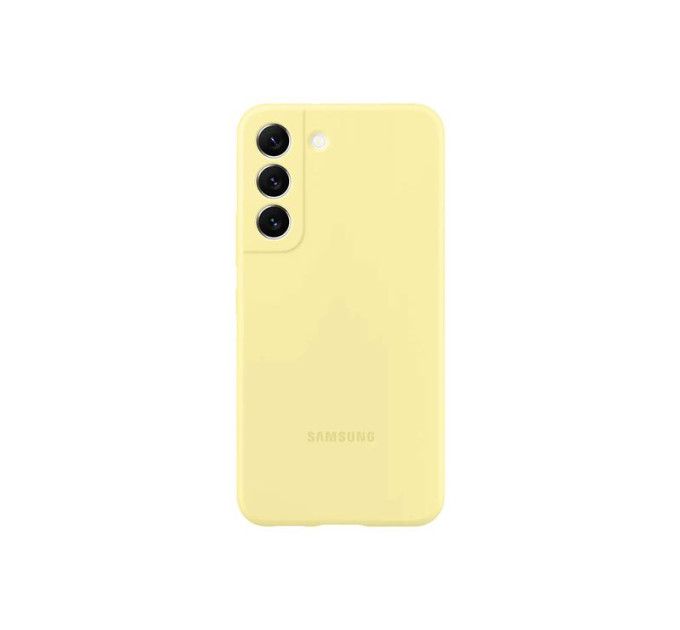 Samsung Чохол-накладка Samsung Silicone Cover для Samsung Galaxy S22 SM-S901 Butter Yellow (EF-PS901TYEGRU)