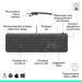 Logitech Клавіатура Logitech Signature Slim K620 for Business USB-C UA Graphite (920-013333)