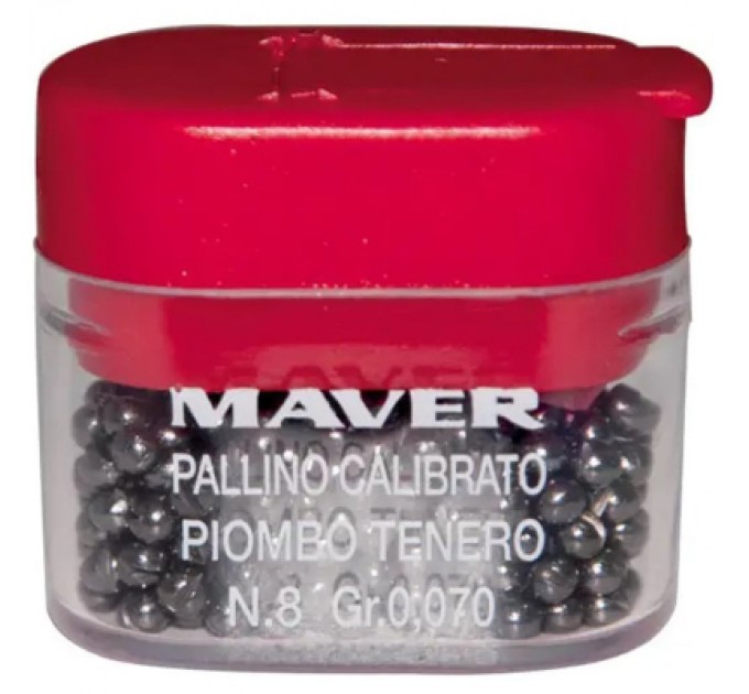 Грузило Maver набір Pallini Supercalibrati Teneri 9 (0.060g) (1300.34.58)