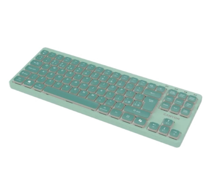 Canyon Клавіатура Canyon OnType 10 TKL Mechanical Silent Low-profile USB UA Green (CNS-HKB10GR)