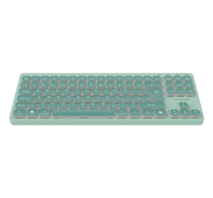 Canyon Клавіатура Canyon OnType 10 TKL Mechanical Silent Low-profile USB UA Green (CNS-HKB10GR)