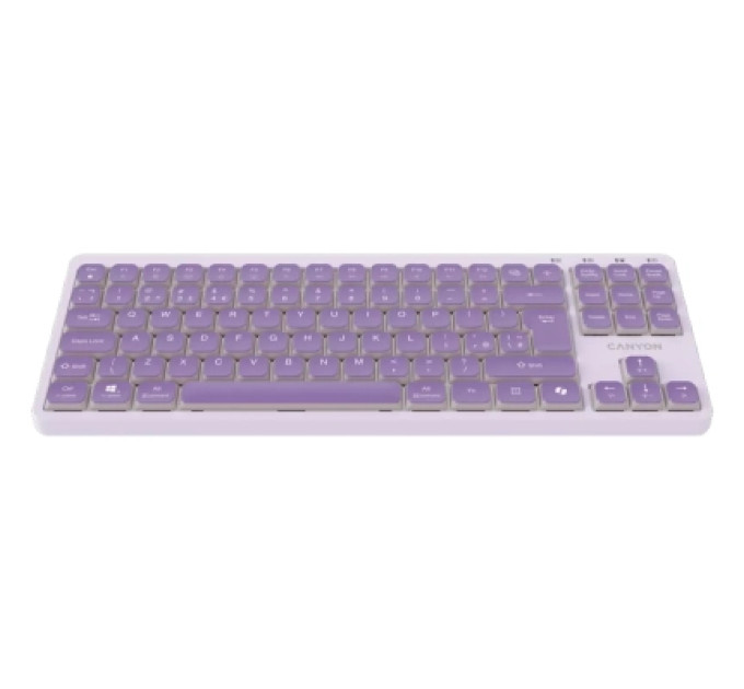 Canyon Клавіатура Canyon OnType 10 TKL Mechanical Silent Low-profile USB UA Violet (CNS-HKB10V)