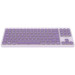 Canyon Клавіатура Canyon OnType 10 TKL Mechanical Silent Low-profile USB UA Violet (CNS-HKB10V)