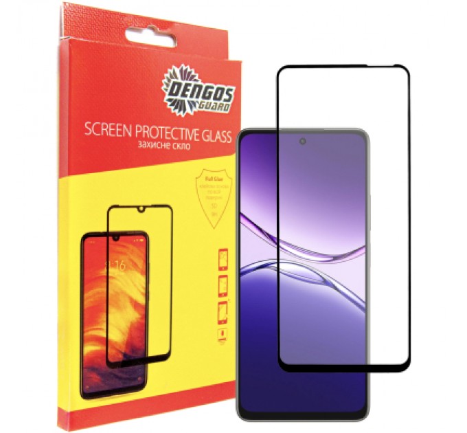 Скло захисне Dengos Full Glue OPPO A5 Pro (black) (TGFG-394)