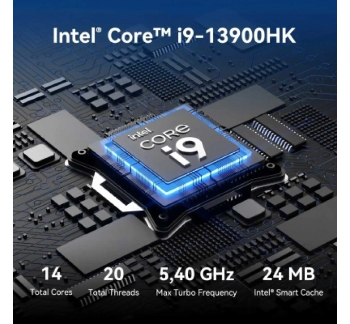 Комп'ютер GEEKOM Mini IT13 2025 Edition / i9-13900HK, 32, 2TB, W11Pro (GMIT13I913900HK-322-EU)