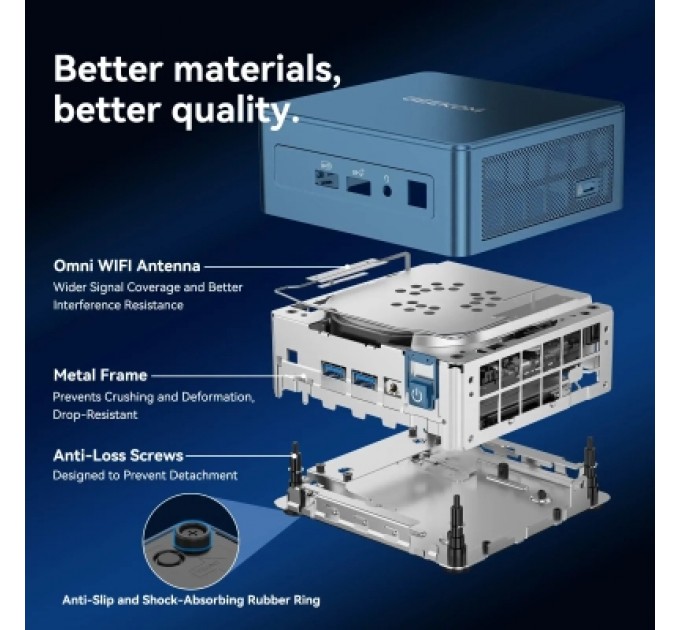 Комп'ютер GEEKOM Mini IT13 2025 Edition / i9-13900HK, 32, 2TB, W11Pro (GMIT13I913900HK-322-EU)