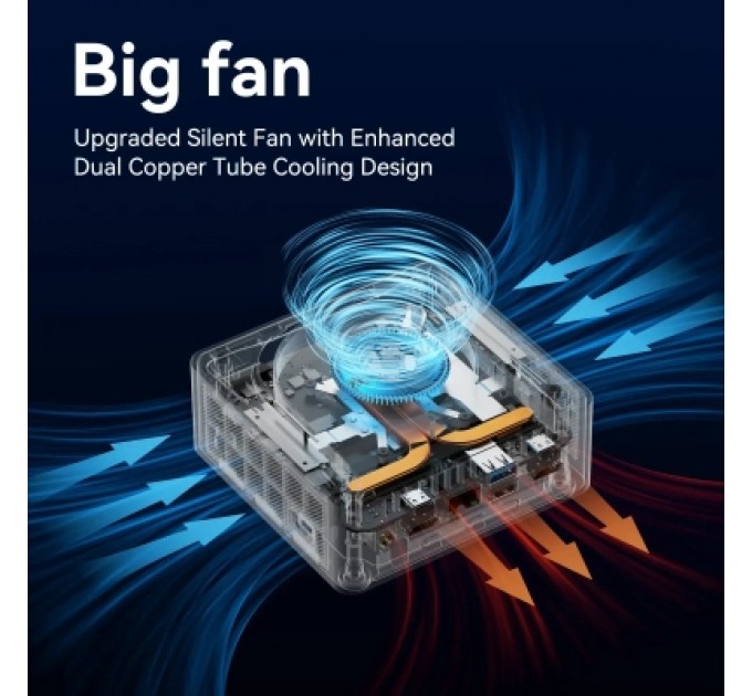 Комп'ютер GEEKOM Mini IT13 2025 Edition / i9-13900HK, 32, 2TB, W11Pro (GMIT13I913900HK-322-EU)