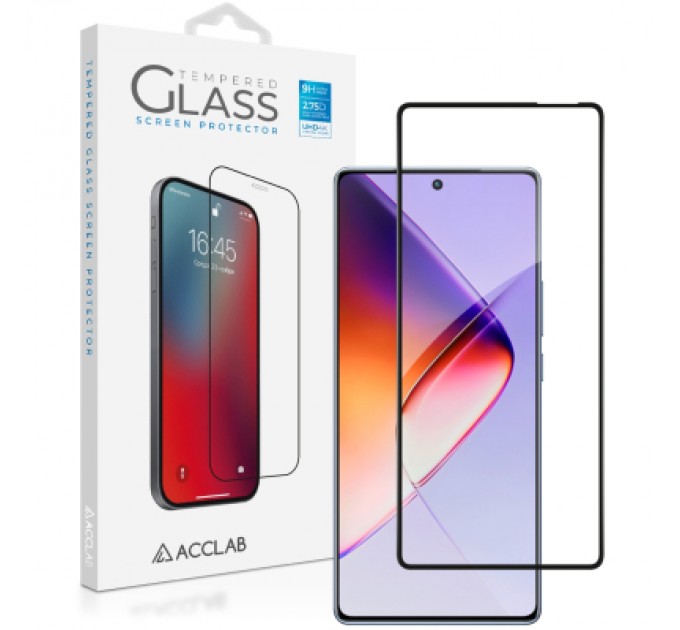 Скло захисне ACCLAB Full Glue Infinix Note 40 4G Black (1283126594885)