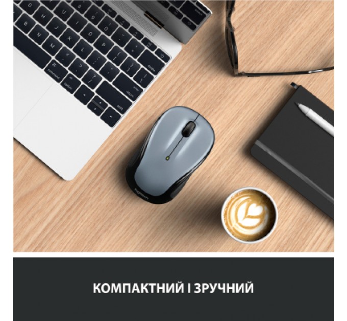 Мишка Logitech M325s Wireless Light Silver (910-006813)