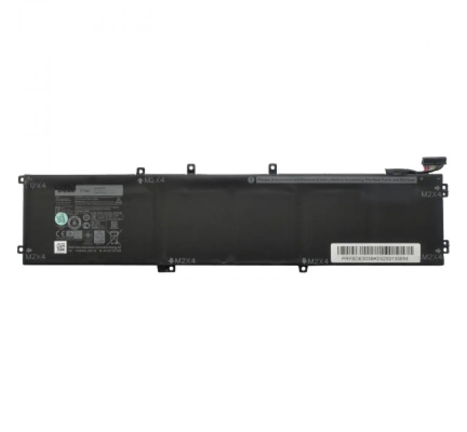 Dell Акумулятор до ноутбука Dell XPS 15-9550 (long)4GVGH, 84Wh (7260mAh), 6cell, 11.4V, Li-ion, black (A97245)
