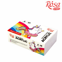 Акрилові фарби Rosa START Unicorn 6 x10 мл (4823098531029)