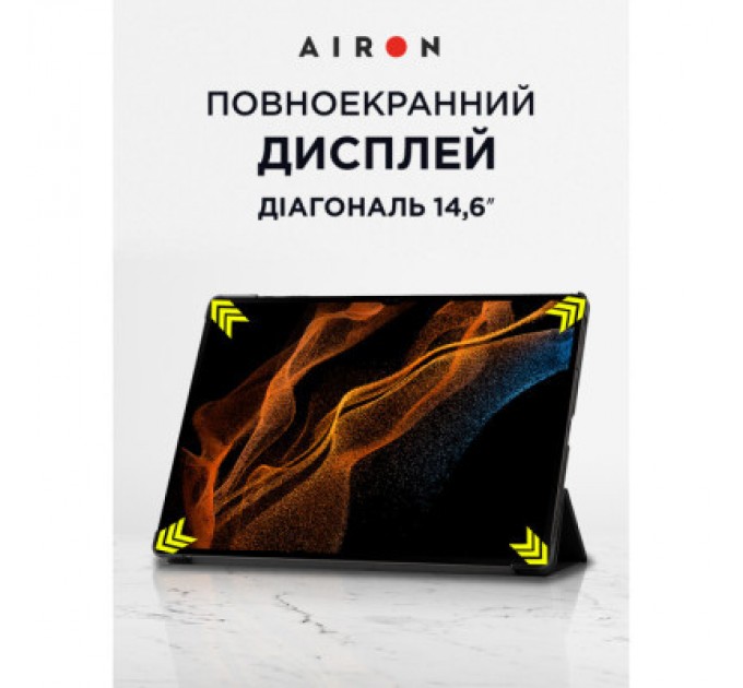 AirOn Чохол до планшета AirOn Premium Samsung Galaxy Tab S8 Ultra 14.6 2022 + protective film black (4822352781090)