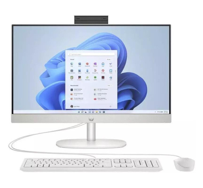 HP Комп'ютер HP AiO Desktop Next Gen AI 24-ct2005ua / Ryzen5 340 AI, 16, 512, WiFi, кл+м, Win11 (C31F5EA)