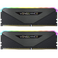Corsair Модуль пам'яті для комп'ютера DDR4 32GB (2x16GB) 3600 MHz Vengeance RGB RT Black Corsair (CMN32GX4M2Z3600C18)