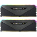 Corsair Модуль пам'яті для комп'ютера DDR4 32GB (2x16GB) 3600 MHz Vengeance RGB RT Black Corsair (CMN32GX4M2Z3600C18)