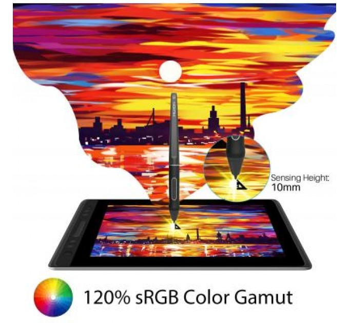 Планшет-монітор Huion Kamvas 13 (GS1331)