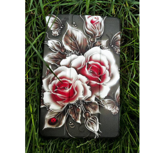 BeCover Чохол до планшета BeCover Smart Case Samsung Galaxy Tab A11 SM-X133/X135 8.7" Black Rose (713983)