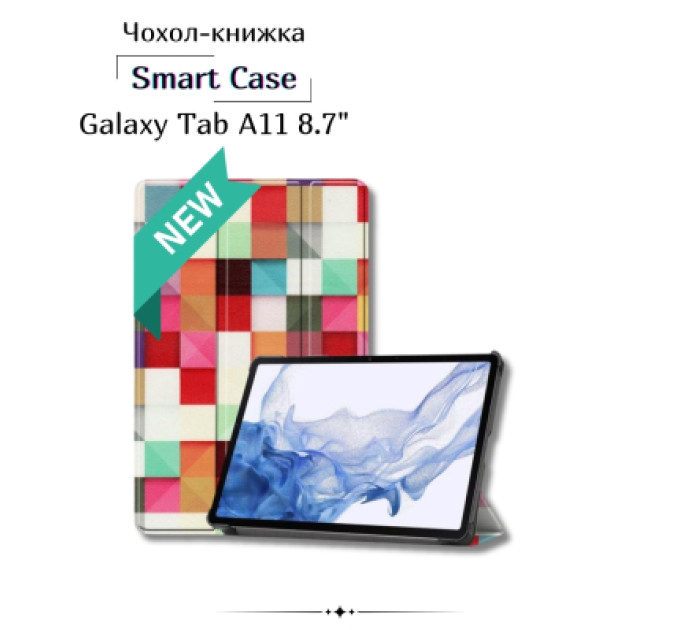 BeCover Чохол до планшета BeCover Smart Case Samsung Galaxy Tab A11 SM-X133/X135 8.7" Square (713979)