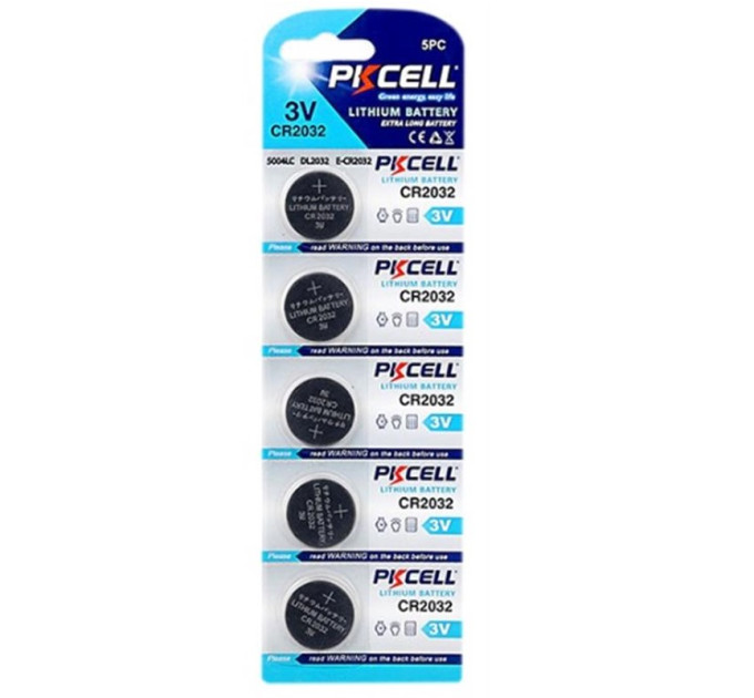 PkCell Батарейка PKCELL CR2032 BL 5шт
