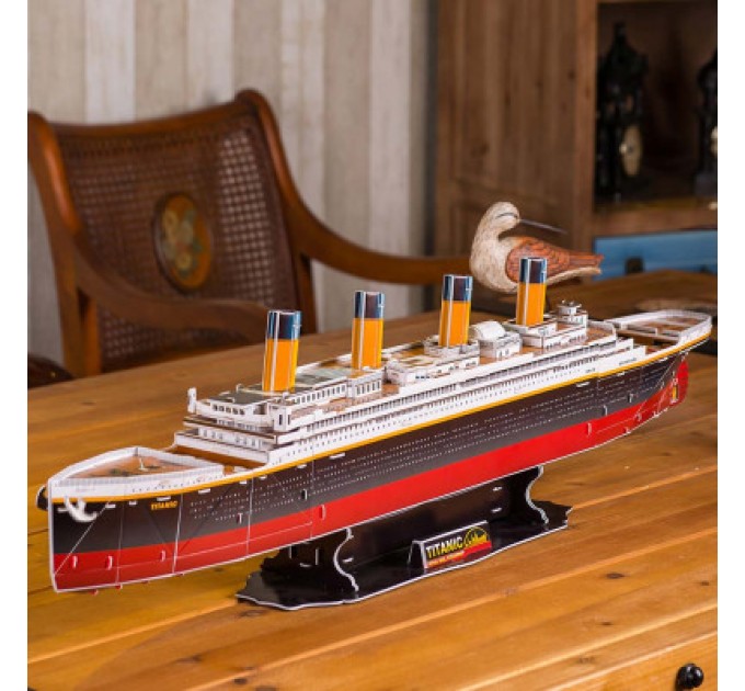 Пазл Cubic Fun Тривимірна головоломка-конструктор Титанік (T4011h)