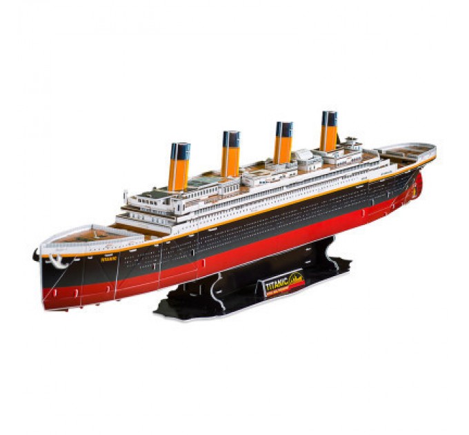 Пазл Cubic Fun Тривимірна головоломка-конструктор Титанік (T4011h)