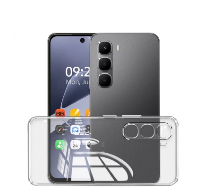 Чохол до мобільного телефона BeCover Silicone Infinix Hot 60 Pro Plus (X6886) Transparent (714672)