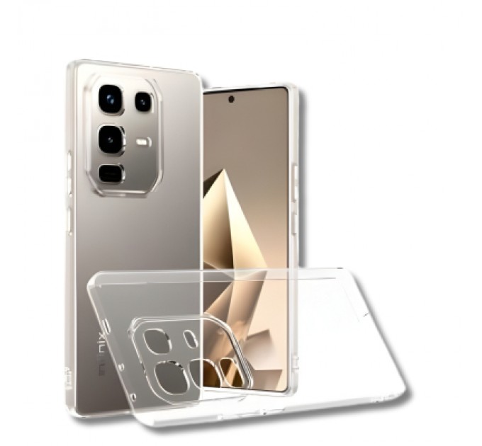 Чохол до мобільного телефона BeCover Silicone Infinix Note 50 Pro 4G (X6855) Transparent (714674)