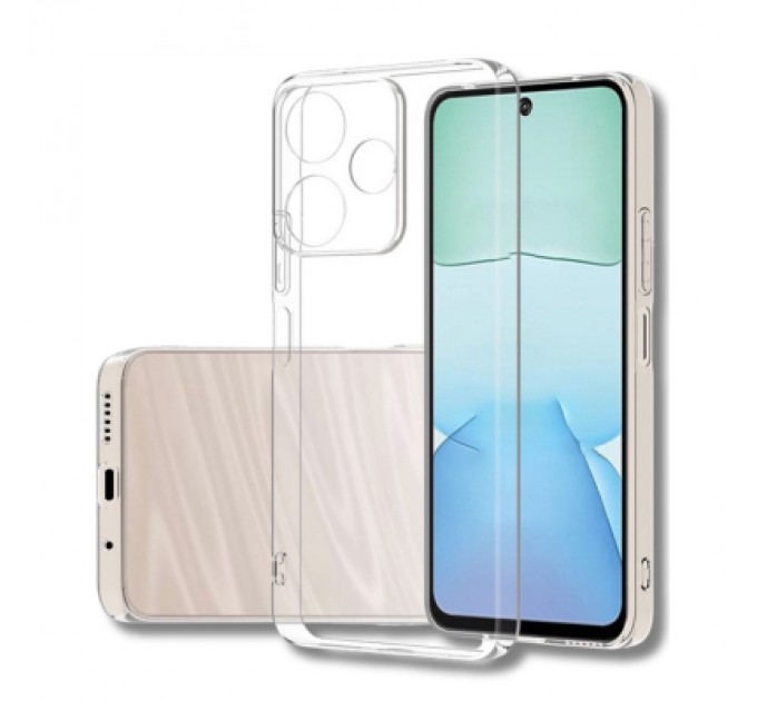 Чохол до мобільного телефона BeCover Silicone Xiaomi Redmi 13x Transparent (714686)