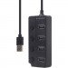 Gembird Концентратор Gembird USB 2.0 4 ports (UHB-U2P4P-01)