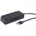 Gembird Концентратор Gembird USB 2.0 4 ports (UHB-U2P4P-01)