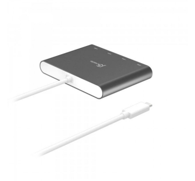 Адаптер USB-C to 4xHDMI F quad display J5create (JCA366-N)